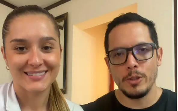 Viviana y Manrique, dueños de Nutrition To Go
